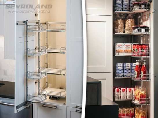 Tandem Arena Classic króm/fehér 450 integrált csillapítással 1100