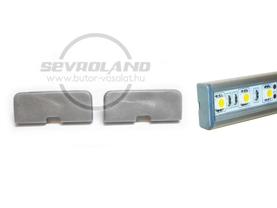 Végzáró SURFACE egyenes aluprofilhoz (pár)