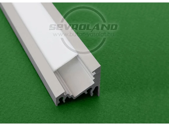LED szalag tartó 30-60° ferde aluprofil 