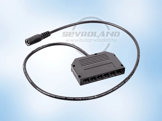 MINI 6-os elosztó DC csatlakozással