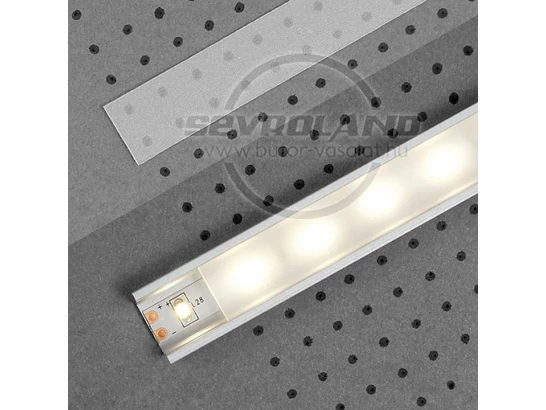 Befűzős áttetsző LED takaró szalag aluprofilba