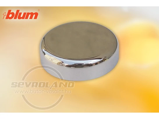 Kerek króm pántedény takarósapka üvegajtópántra 84.4140