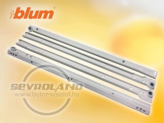 Blum Standard részleges kihúzású fióksín elemei
