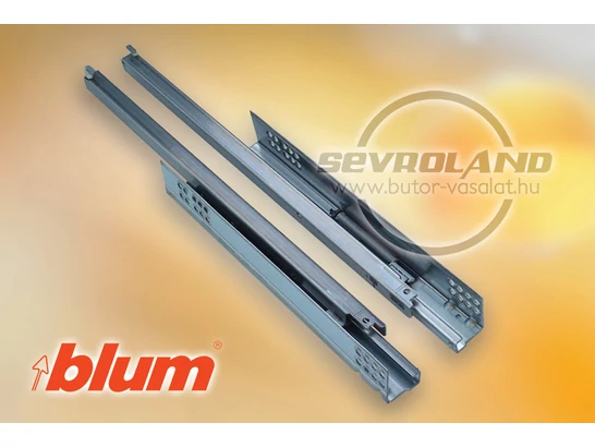 Blum TANDEM részleges kihúzású - fékes - 30 kg teherbírású fióksín.Blum TANDEM részleges kihúzású fióksínek furat pozíciói.Blum TANDEM részleges kihúzású - fékes fióksín fürdőszobában.Blum TANDEM részleges kihúzású fiók