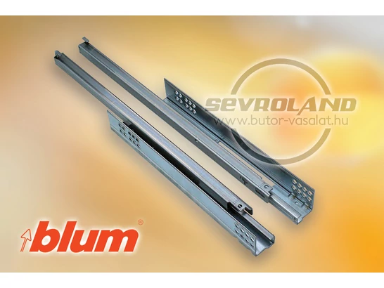 Blum TANDEM részleges kihúzású - TIP-ON-hoz - 30 kg teherbírású fióksín