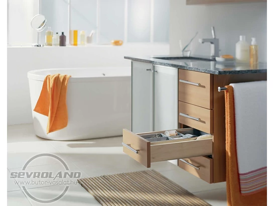 Blum TANDEM részleges kihúzású - fékes fióksín fürdőszobában