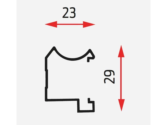 Laguna Delta II fogó profil pezsgő 2,7 m