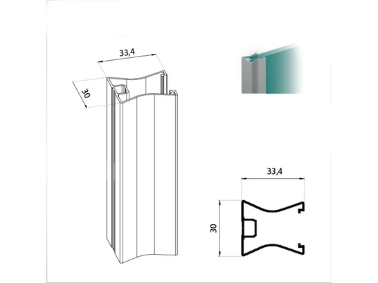 Laguna Intero fogó profil ezüst 2,7 m