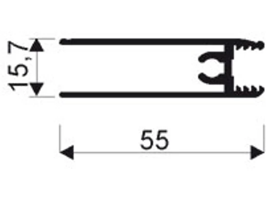 Sevroll alsó vízszintes keret pezsgő 3 m