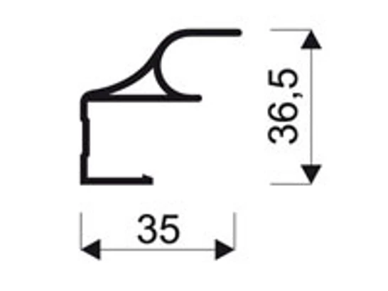 Sevroll Comfort fogó profil pezsgő 2,7 m