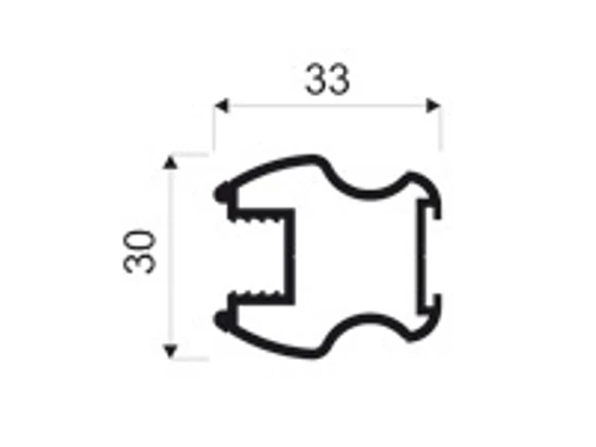 Sevroll Gemini fogó profil 2,7 m pezsgő