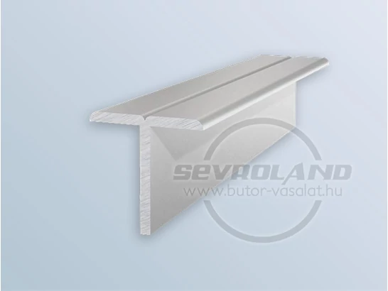 Sevroll nútos T osztóprofil 3 m ezüst