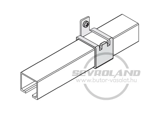 Laguna felső sín rögzítő elem falhoz