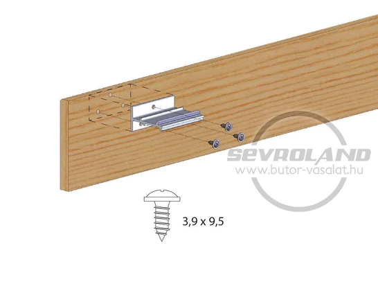 Valcomp (fa) síntakaró tartó elem (3 db/szett)