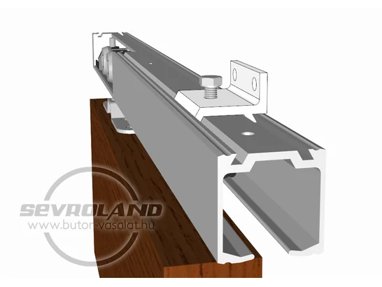 Herkules 25 mm sínrögzítő elem falra