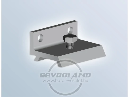 Herkules 25 mm sínrögzítő elem falra