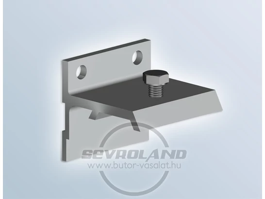 Herkules 45 mm sínrögzítő elem falra