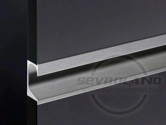 ZOBAL UKW-17 inox fogó profil - ajtóba marva