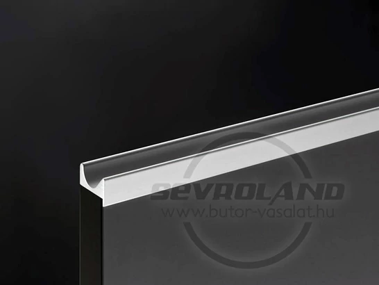 ZOBAL UKW-4 ezüst fogó profil - ajtóélbe marva