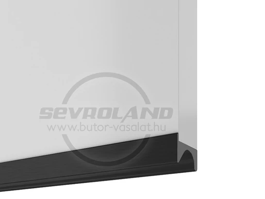 ZOBAL UKW-4 fekete fogó profil ajtó élén