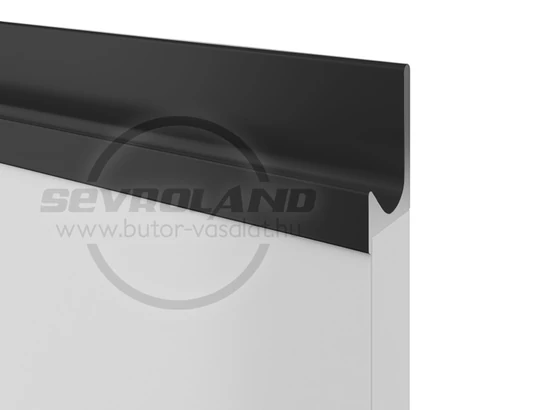 ZOBAL UKW-5 fekete fogó profil ajtó élén