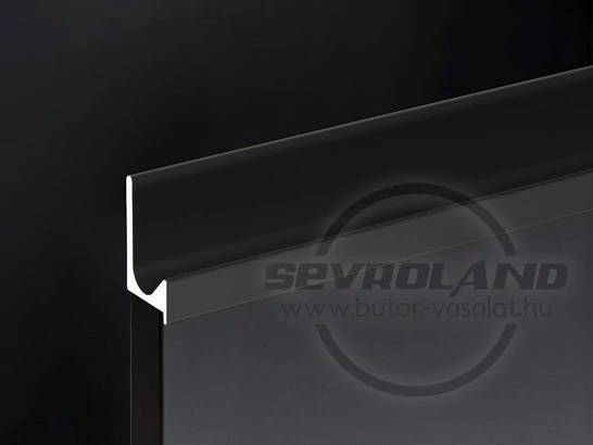 ZOBAL UKW-5 fekete fogó profil - ajtóélbe marva