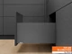 Legrabox Pure TIP-ON BLUMOTION F 450 orionszürke fókvasalat szett