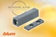 TIP-ON egyenes rövid adapter szürke 956.1201 R736