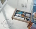 Blum TANDEM plus BLUMOTION teljes kihúzású fiók ORGA-LINE osztóval